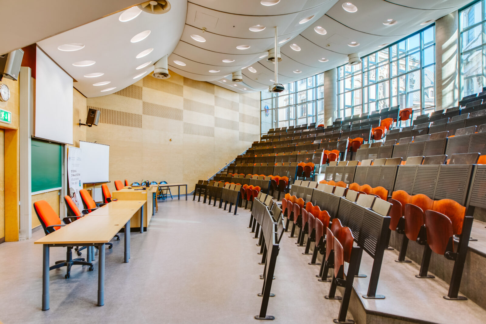 Sala wykładowa na Wydziale Prawa