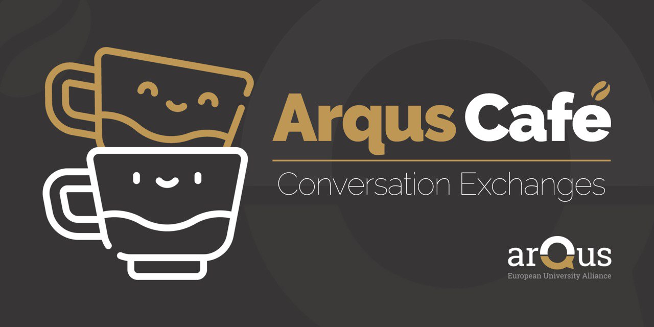 logotyp Arqus Cafe poziomy