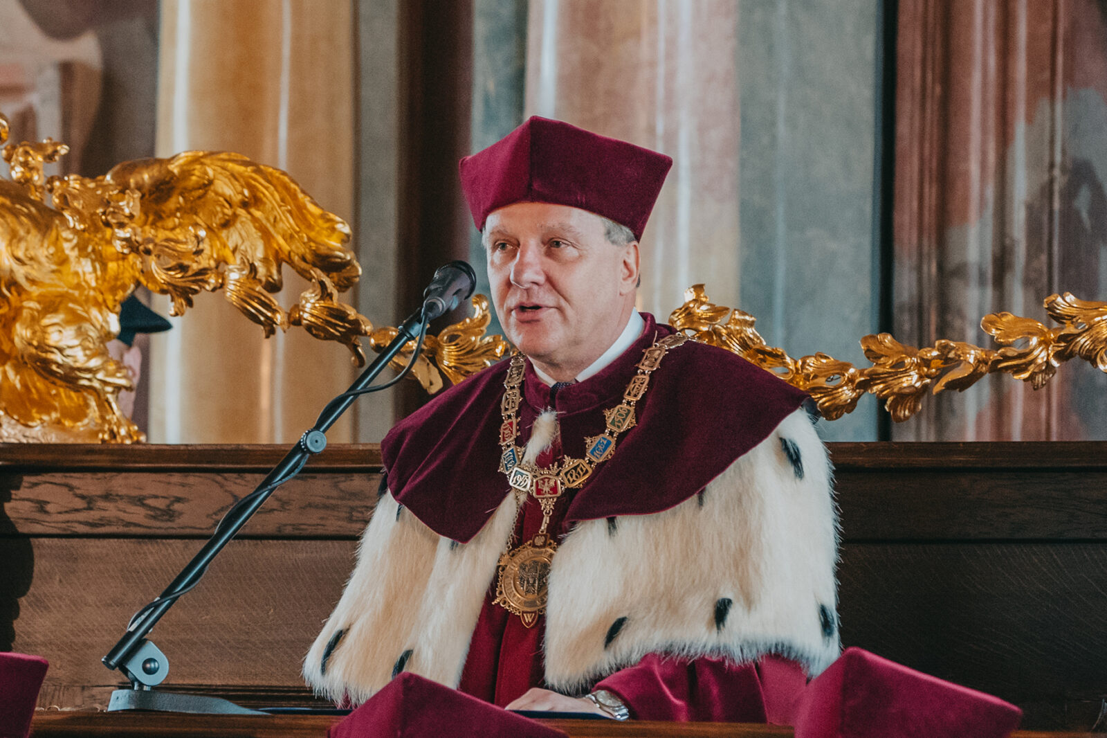 Rektor UWr, prof. Robert Olkiewicz