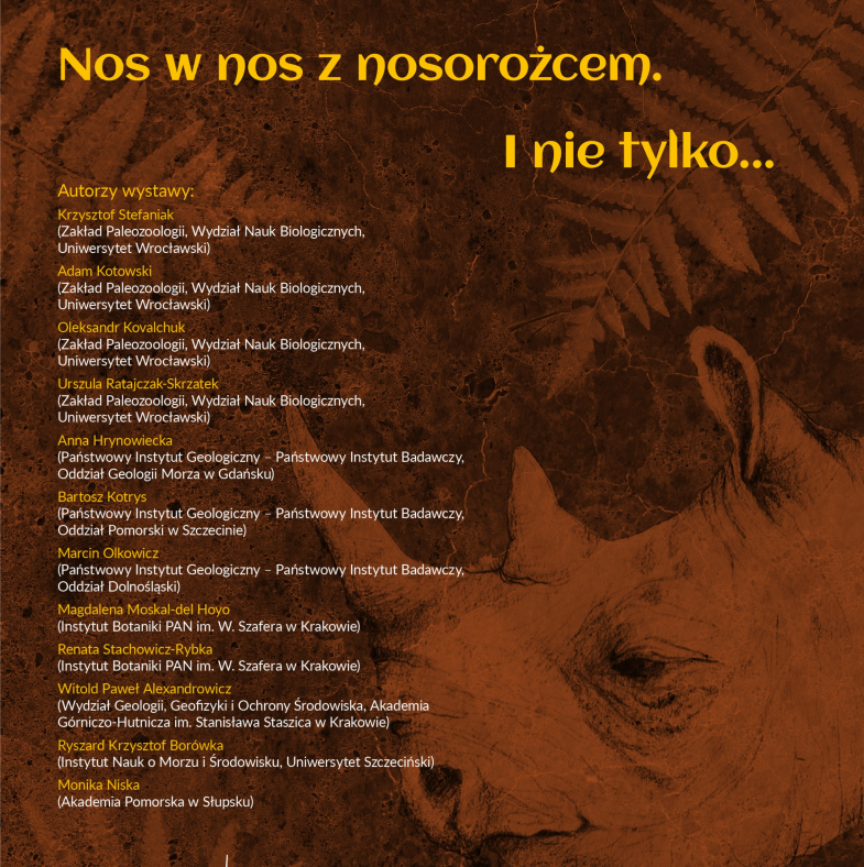 plakat z tekste i grafiką